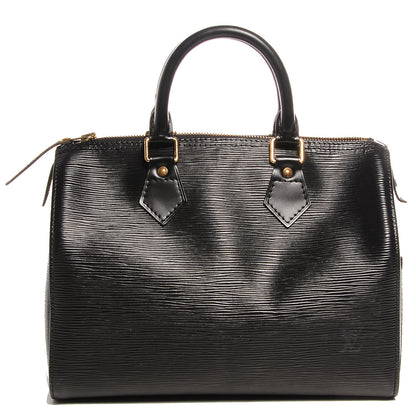 Louis Vuitton Epi Speedy 25 Black 1 of 8