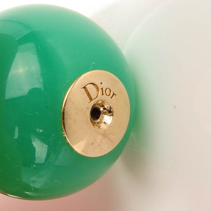 Christian Dior Mise En Dior Tribal Earrings Jade Green 4 of 5