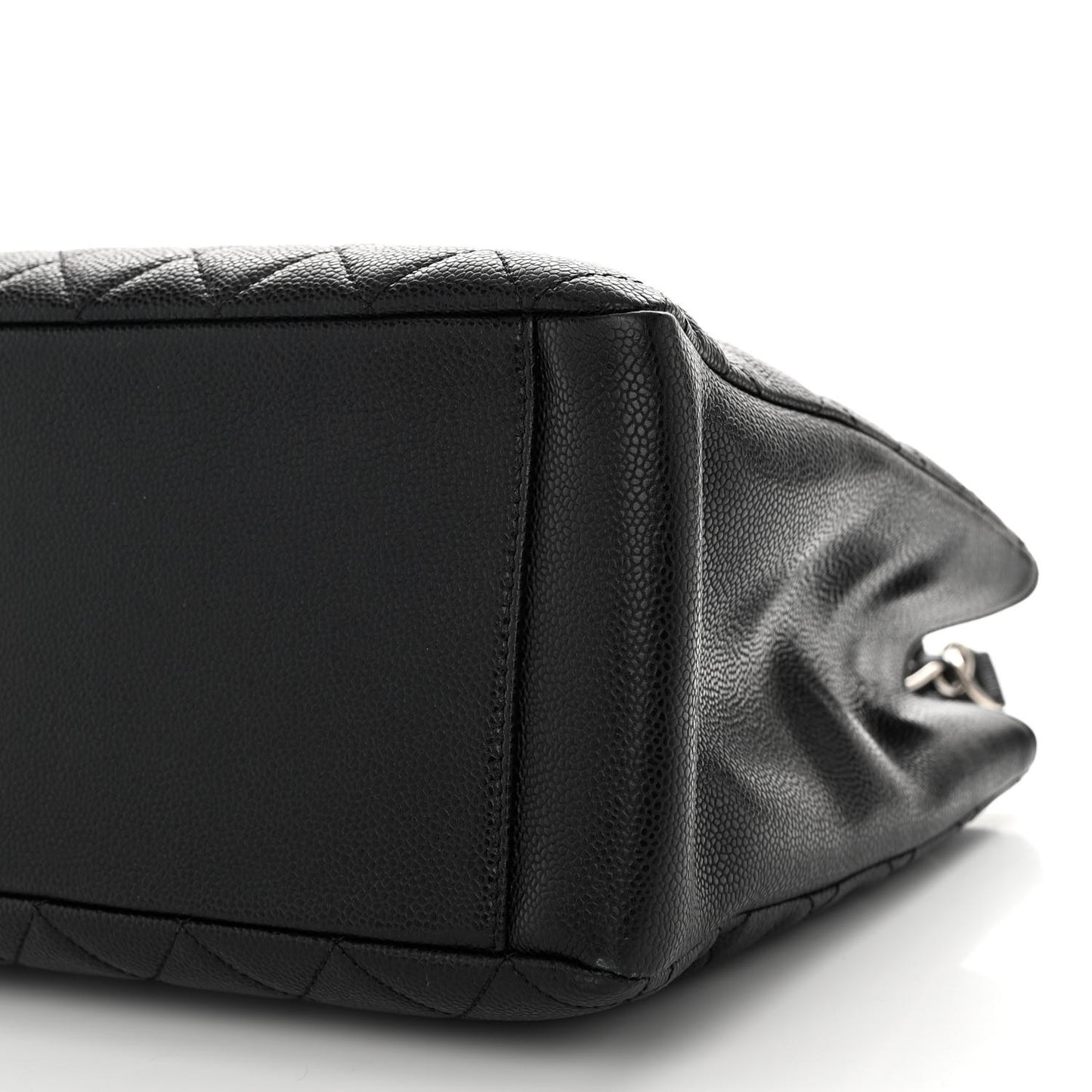 Caviar Quilted Grand Shopping Tote GST Black