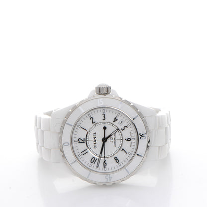 Chanel Stainless Steel Ceramic 38mm J12 Automatic Watch White 3 of 6