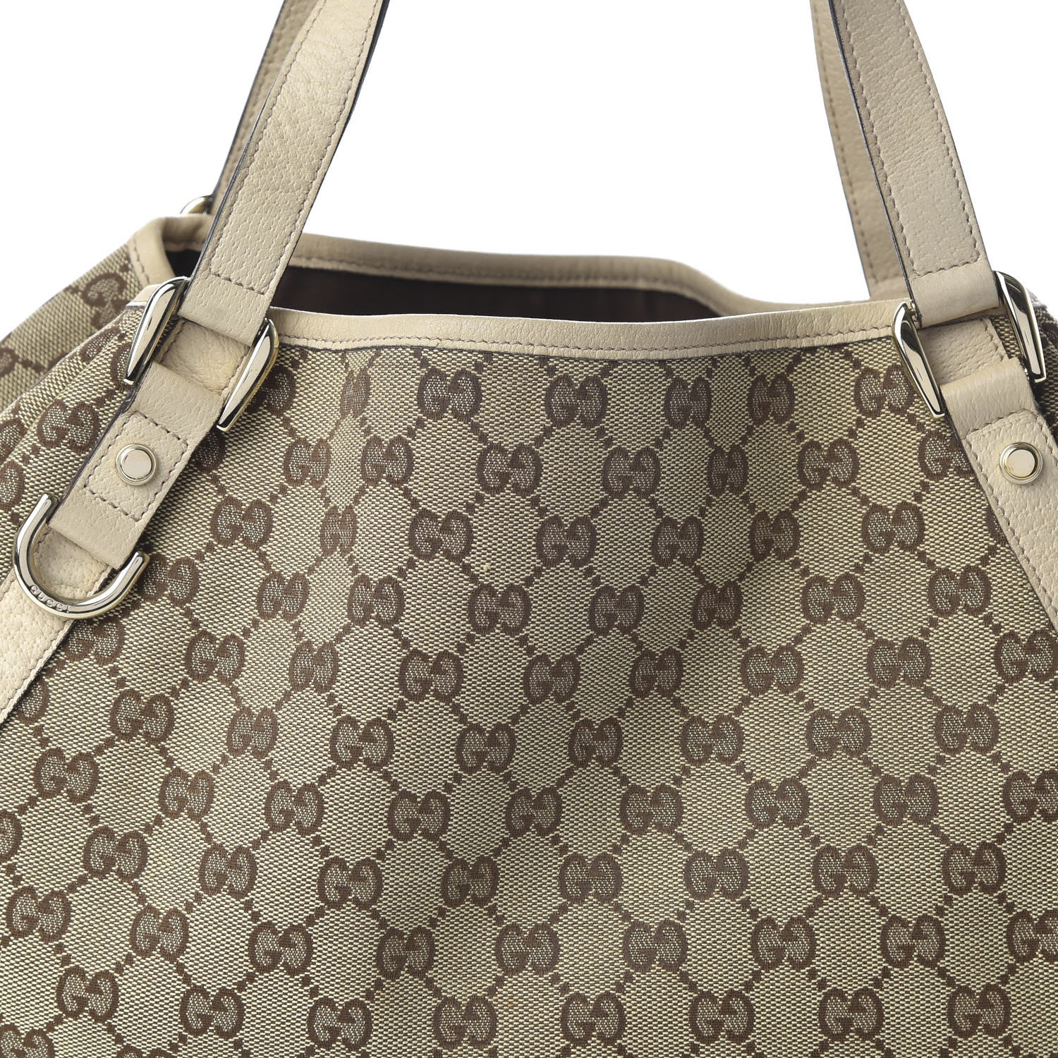Gucci Monogram Medium Abbey Shoulder Bag Off White 10 of 10