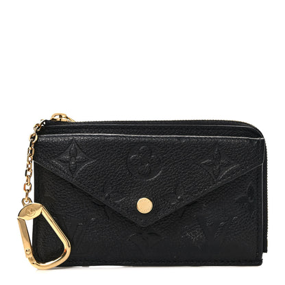 Louis Vuitton Empreinte Recto Verso Card Holder Black 1 of 7