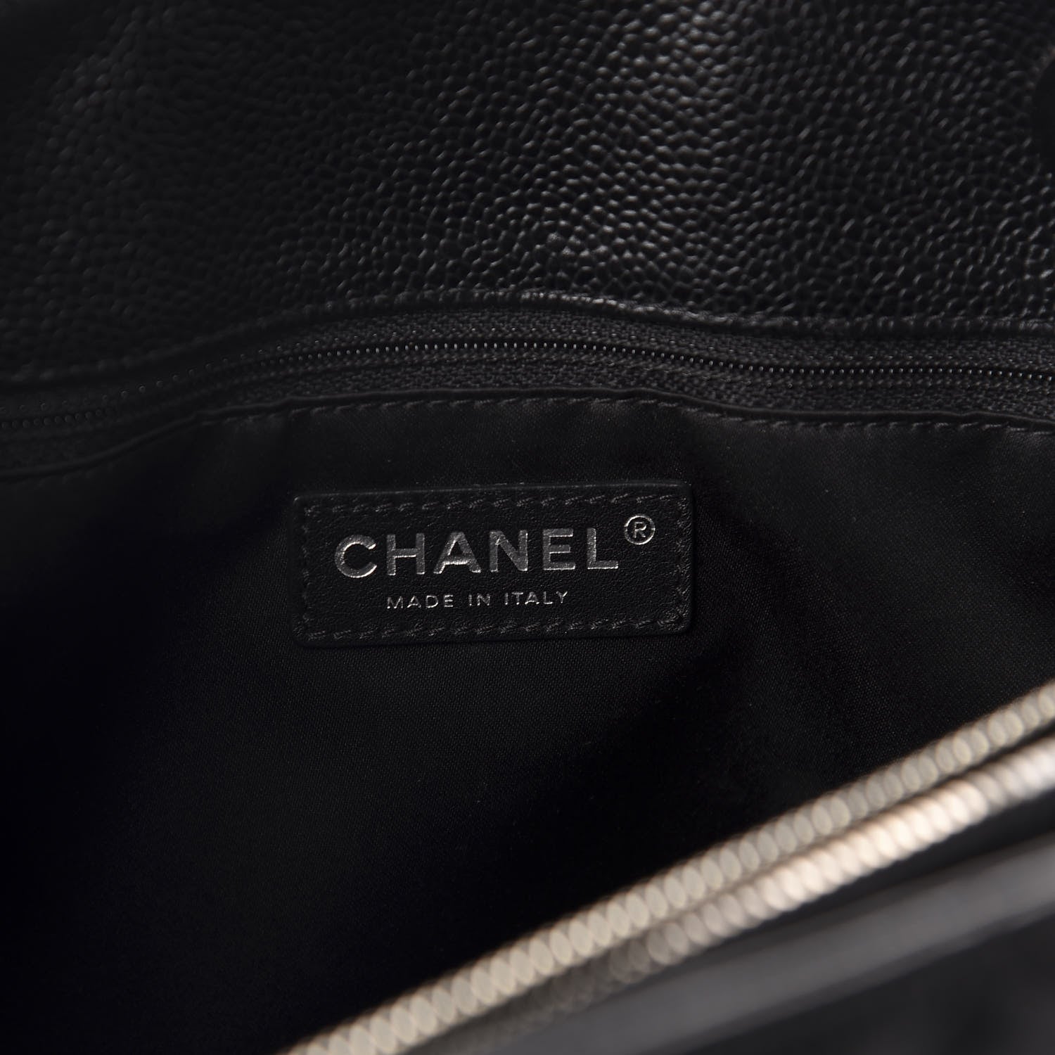 Chanel Caviar Quilted Grand Shopping Tote GST Black 8 of 10