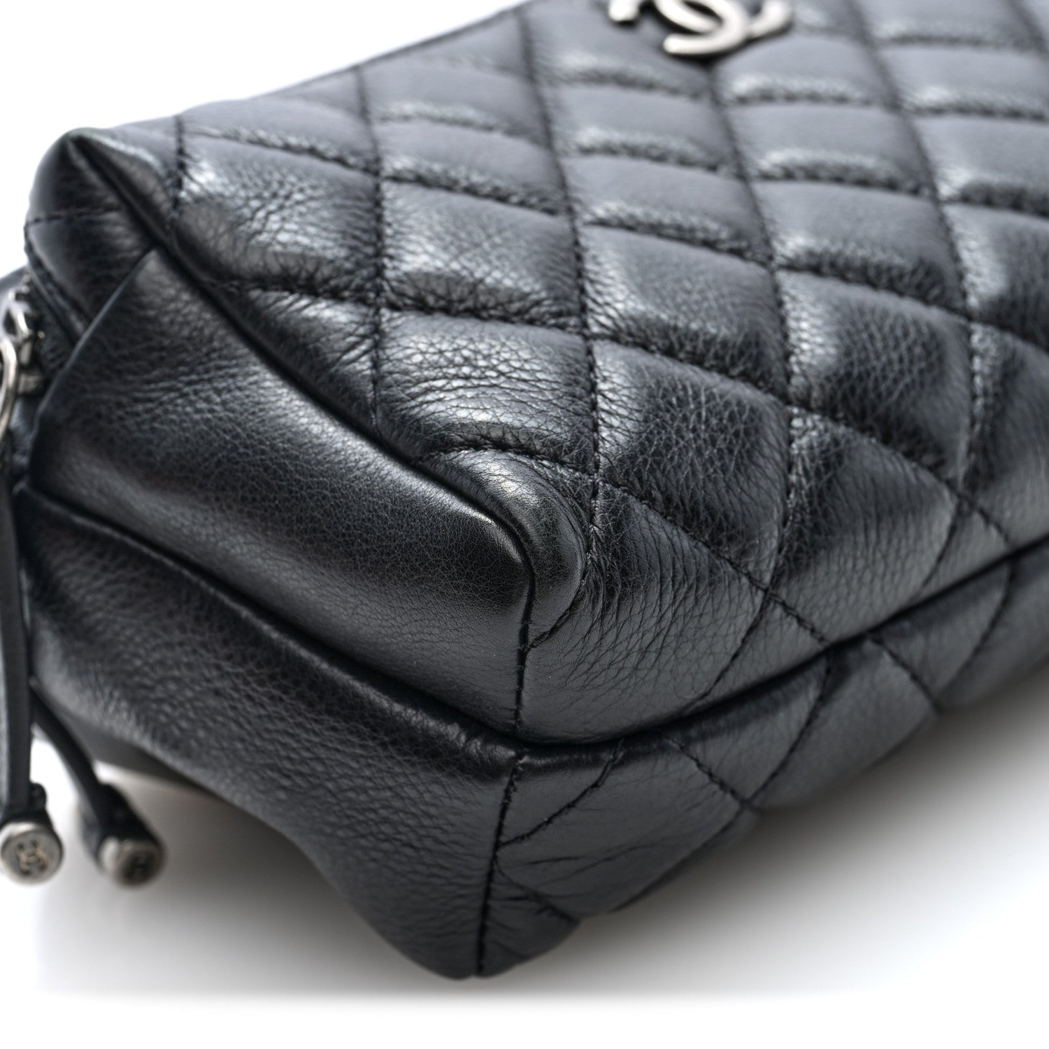 Chanel Calfskin Quilted Waist Bag Black 8 of 9