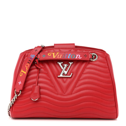 Louis Vuitton Calfskin New Wave Chain Tote Ecarlate 1 of 11