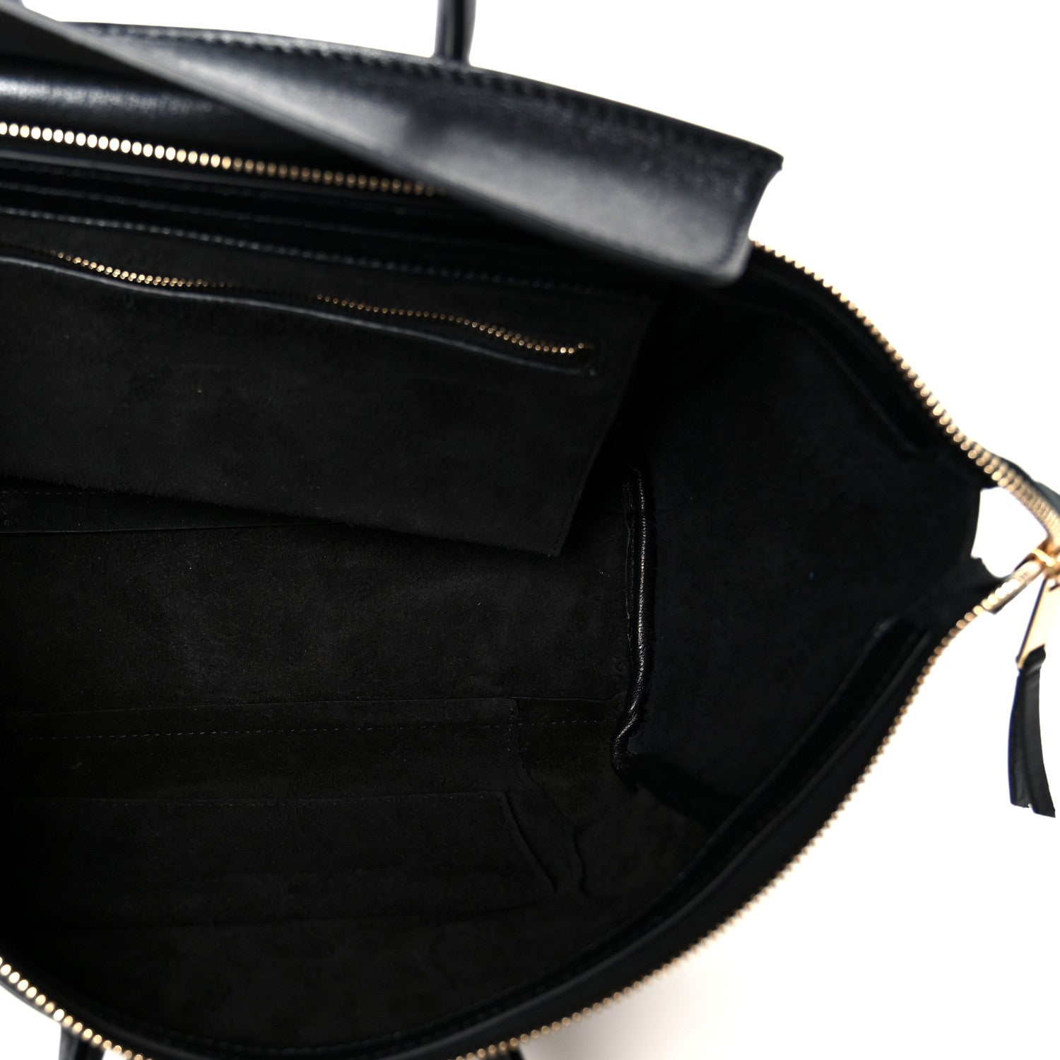 Celine Supple Shiny Lambskin Little New Luggage Black 5 of 9