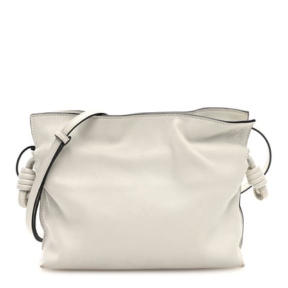 Loewe Calfskin Mini Flamenco Knot Clutch Soft White 1 of 9