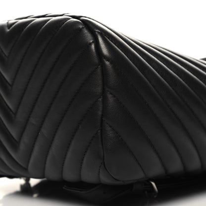 Chanel Calfskin Chevron Quilted Small Urban Spirit Backpack Black 10 of 11
