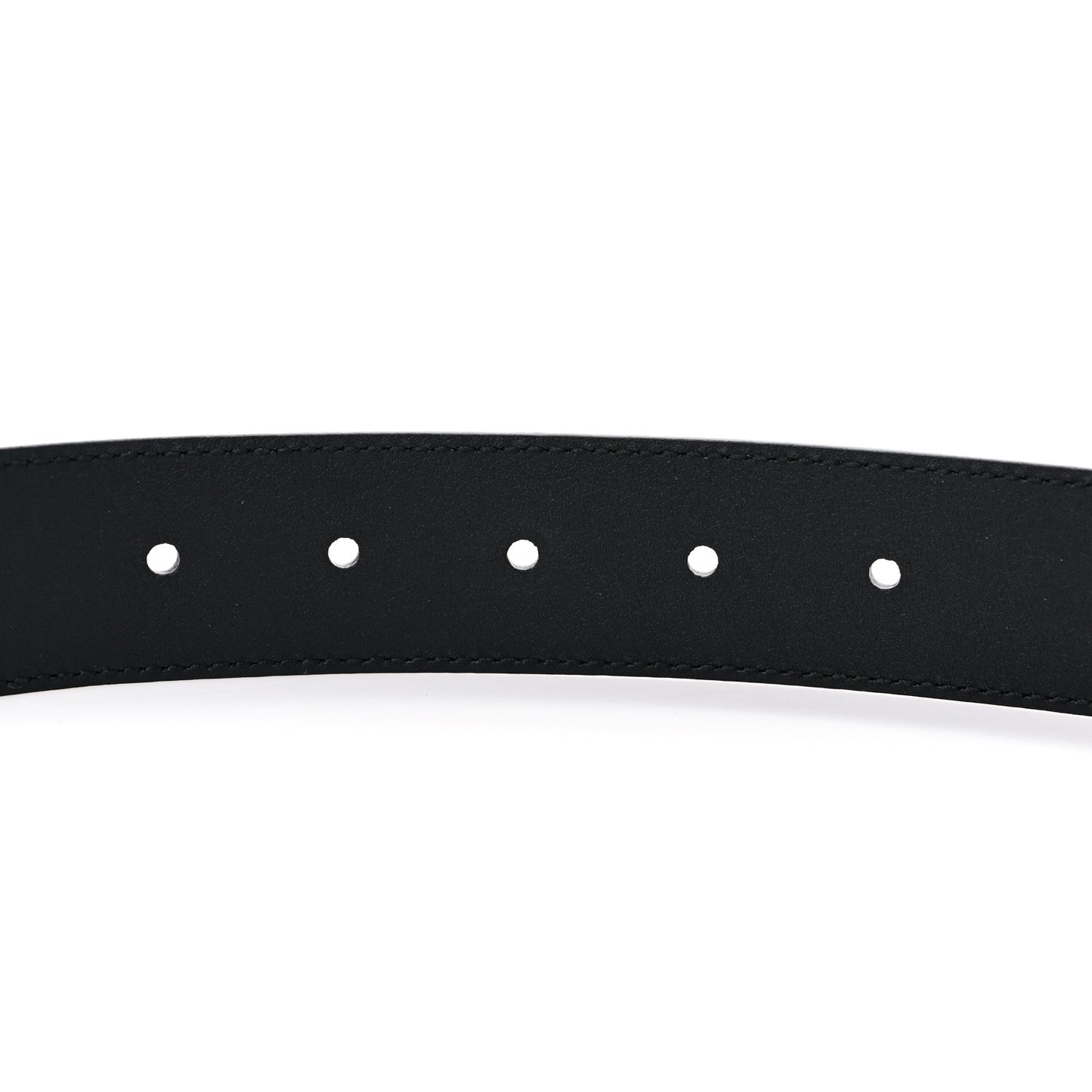 Textured Dollar Calfskin Bees And Stars Print Mens 35mm Belt 105 42 Black Gold