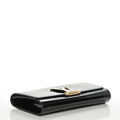 Louis Vuitton Patent Louise Clutch Black 4 of 6