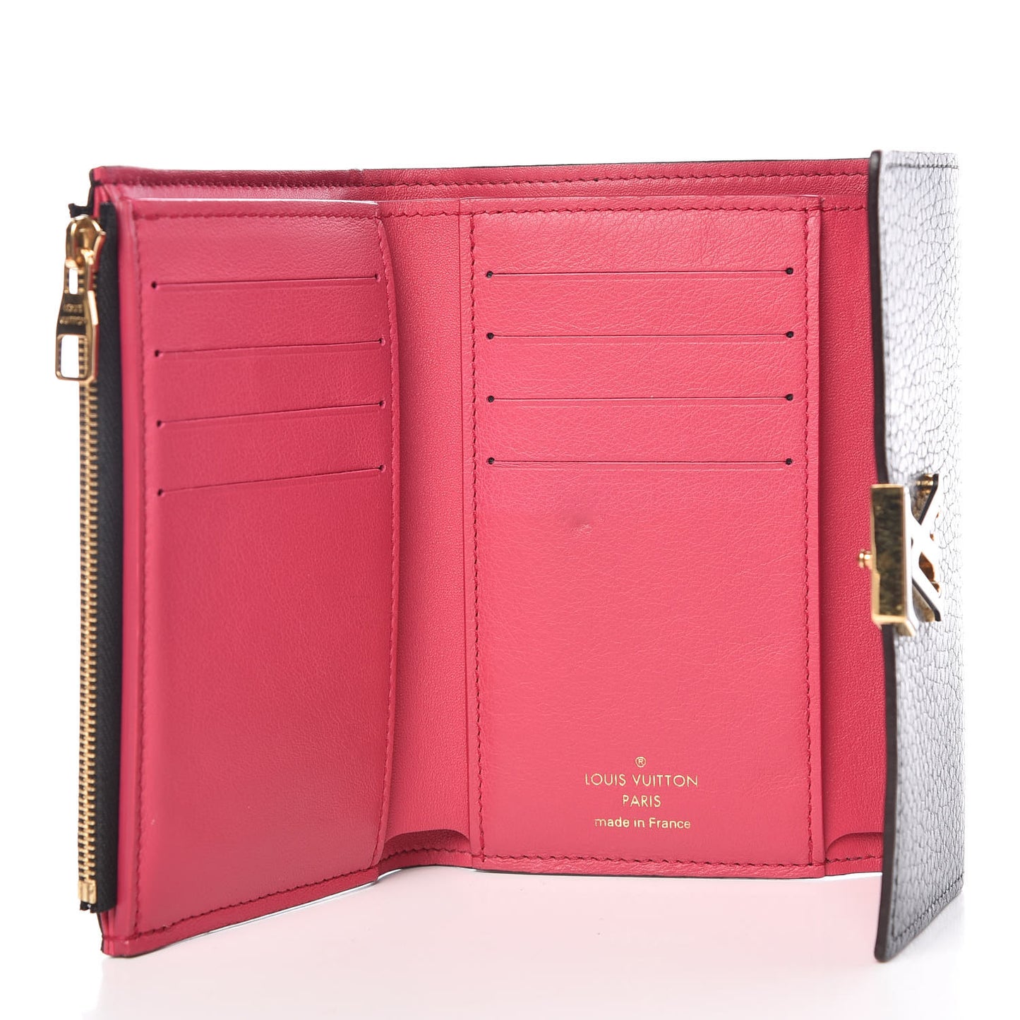 Taurillon Capucines Compact Wallet Black