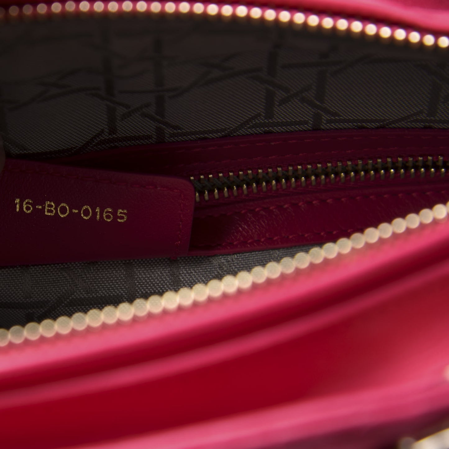 Lambskin Cannage Large Lady Dior Pink