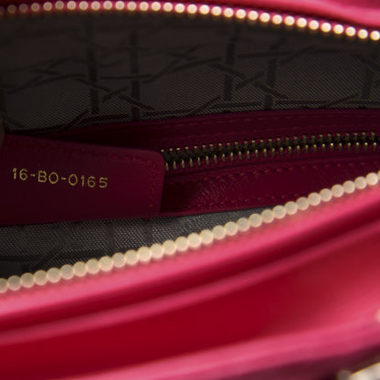 Christian Dior Lambskin Cannage Large Lady Dior Pink 8 of 10