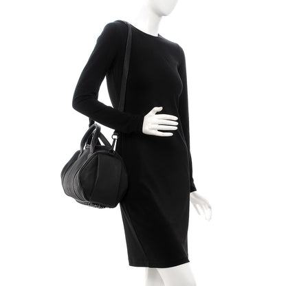 Alexander Wang Pebbled Lambskin Rockie Black Matte Black Hardware 2 of 6