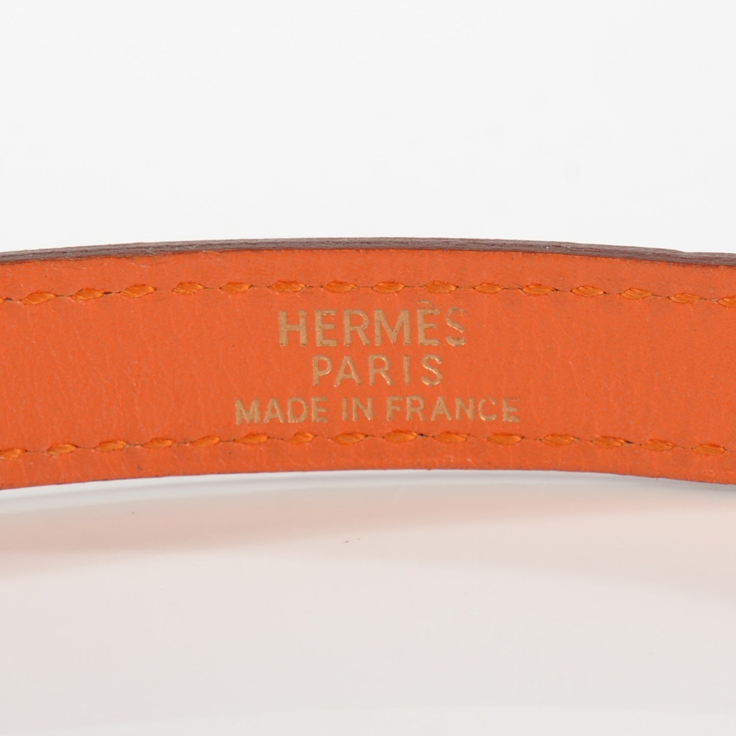 Hermes Box Kelly Double Tour Bracelet S Orange 4 of 7