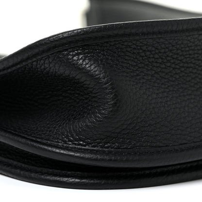 Hermes Taurillon Clemence Evelyne II PM Black 7 of 9
