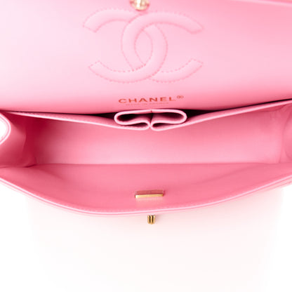 Chanel Lambskin Quilted Small Double Flap Pink 5 of 11