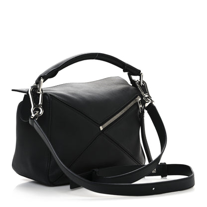 Loewe Calfskin Small Puzzle Bag Black 3 of 10