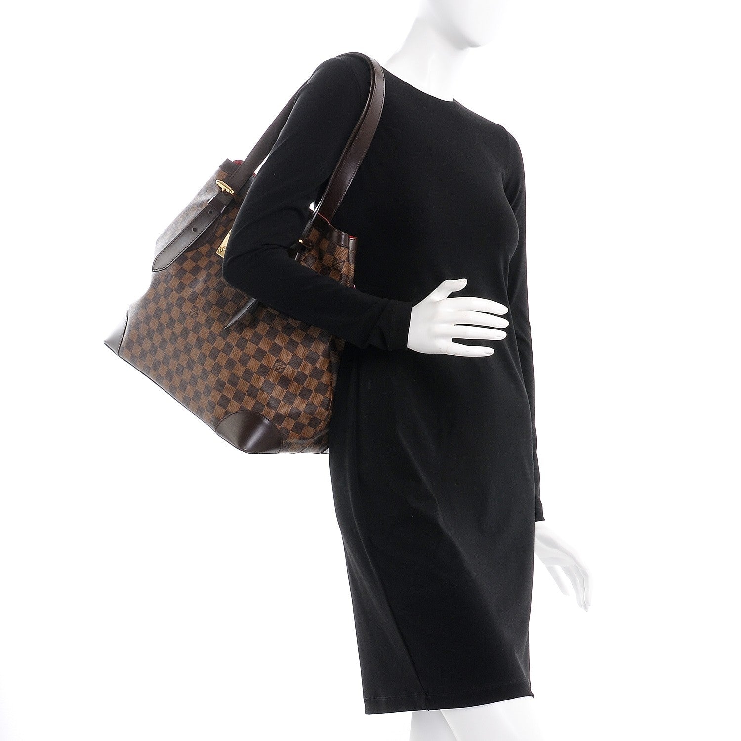 Louis Vuitton Damier Ebene Hampstead GM 2 of 14