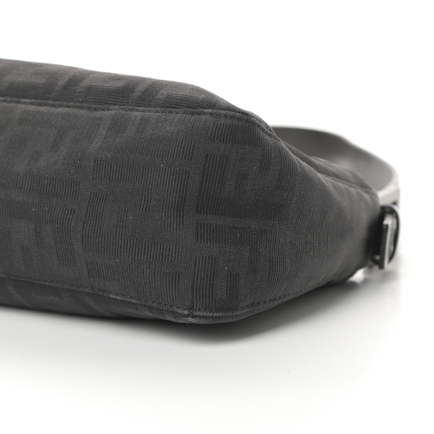 Fendi Nylon Zucca Baguette Black 12 of 14