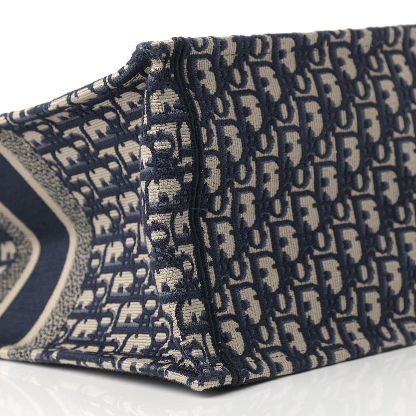 Oblique Book Tote Blue Multicolor