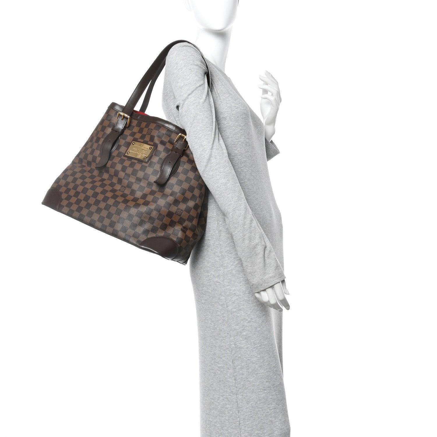 Louis Vuitton Damier Ebene Hampstead MM 2 of 9