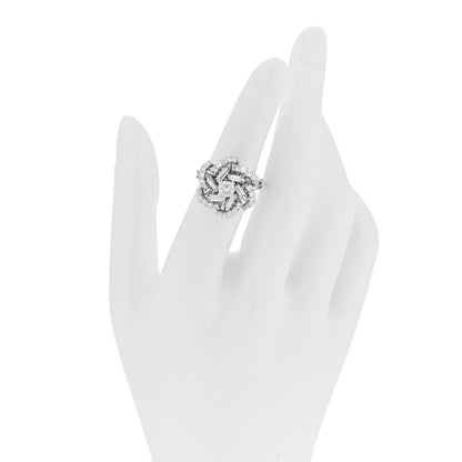 Parker & West by FASHIONPHILE 18K White Gold Diamond 1.80ctw Flower Spiral Cocktail Ring 52 6 2 of 6