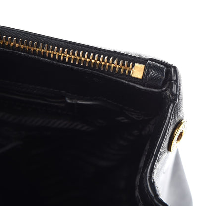 Prada Saffiano Medium Galleria Double Zip Tote Black 10 of 25