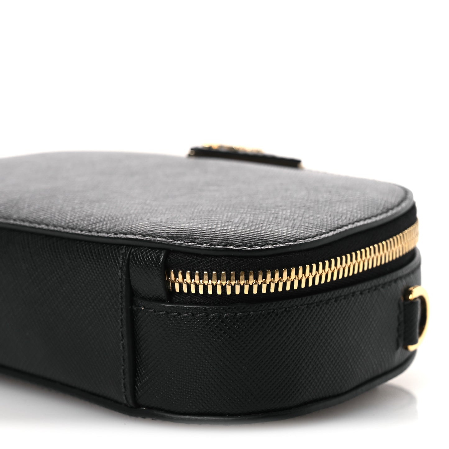 Saffiano Lux Odette Belt Bag Black