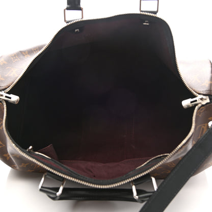 Louis Vuitton Monogram Macassar Keepall Bandouliere 45 5 of 13