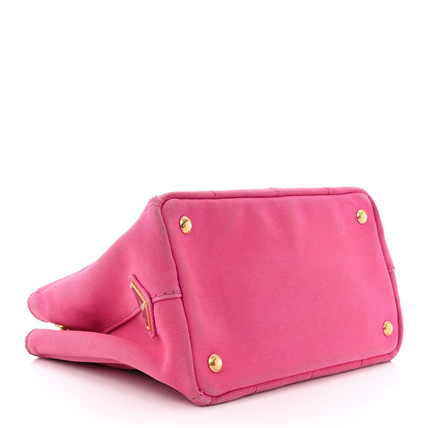 Denim Small Canapa Logo Tote Peonia