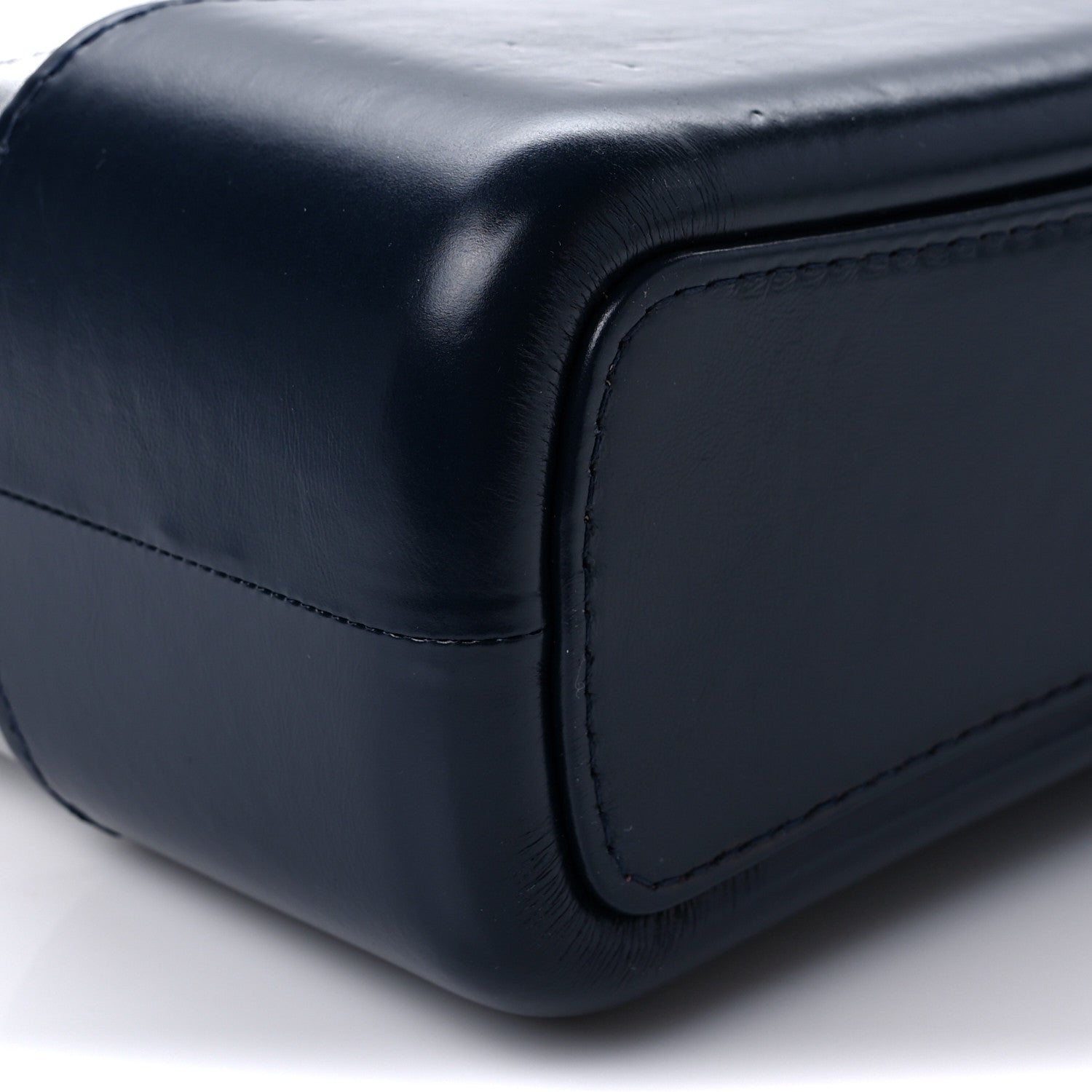 Chanel Metallic Aged Calfskin Quilted Medium Gabrielle Hobo Silver Navy Red 8 of 9