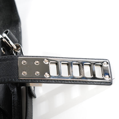 Proenza Schouler Textured Calfskin Mini PS11 Classic Shoulder Bag Black 7 of 7