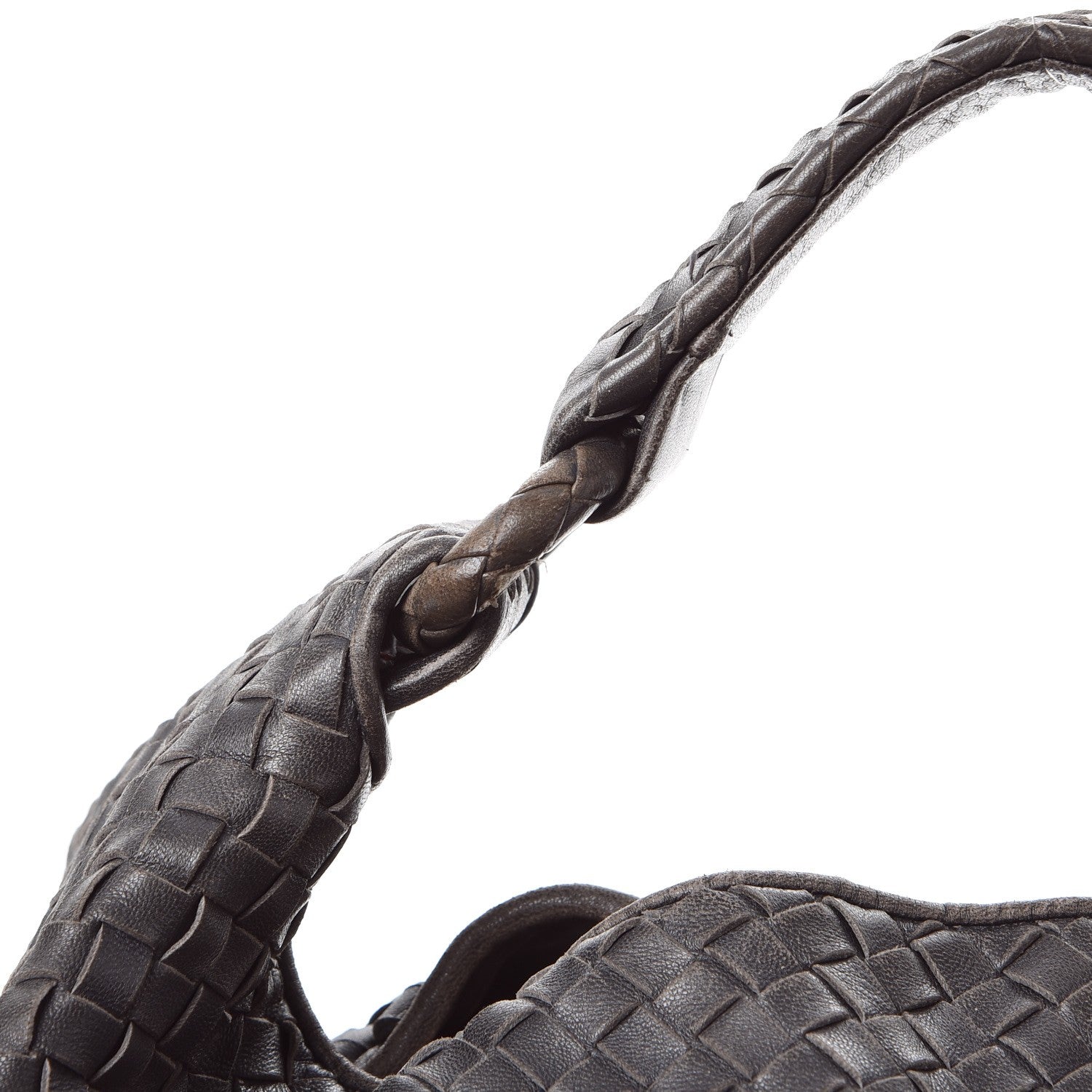 Bottega Veneta Nappa Intrecciato Sloane Hobo Ferro Gray 14 of 20