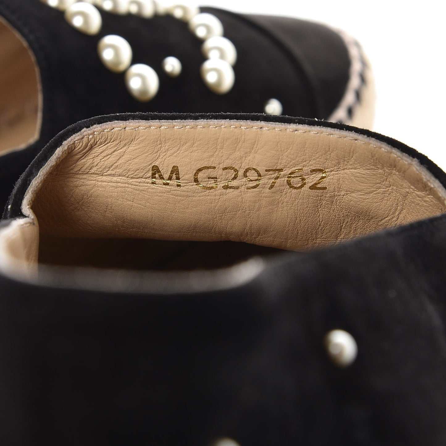 Suede Pearl CC Espadrilles 39 Black