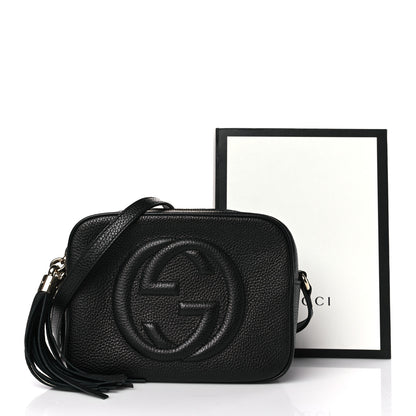 Gucci Pebbled Calfskin Small Soho Disco Bag Black 10 of 10