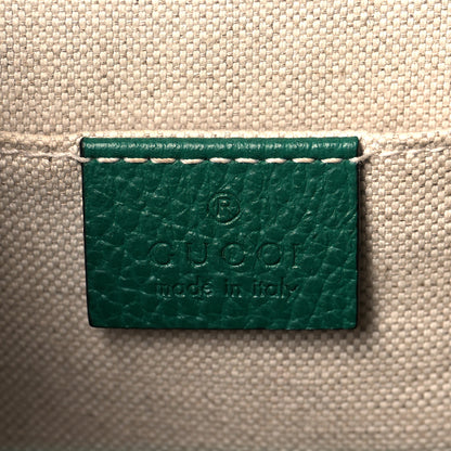 Gucci Dollar Calfskin Crystal Web Medium Dionysus Bamboo Top Handle Bag Emerald 6 of 14