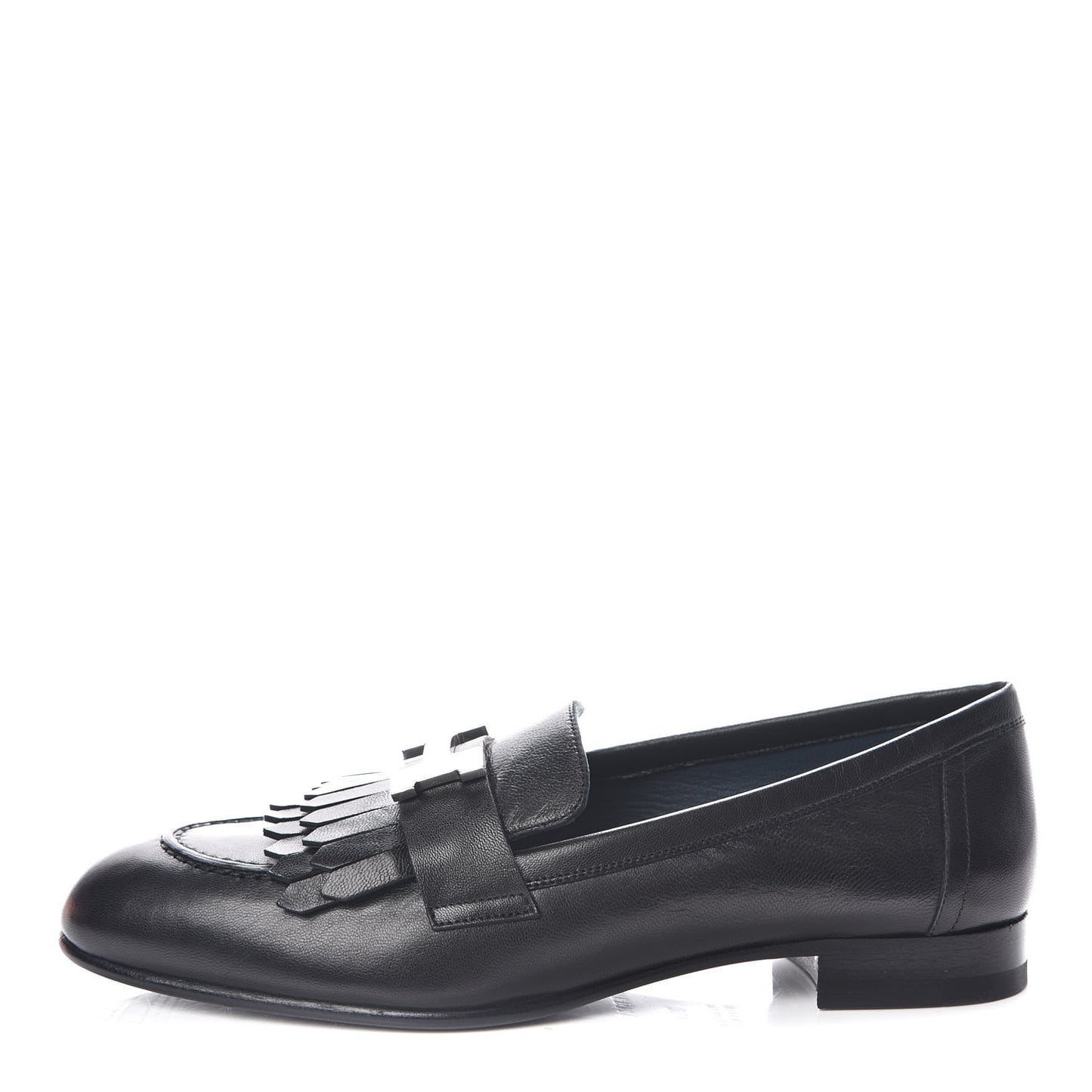 Goatskin Womens Royal Loafers 36.5 Black