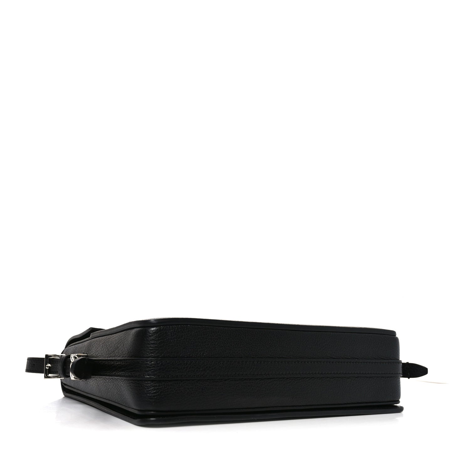 Grained Calfskin Large Grace Bag Black