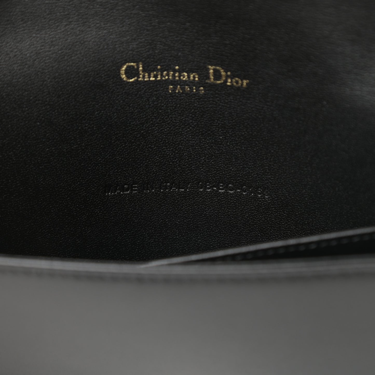 Lambskin Cannage Lady Dior Chain Wallet Black