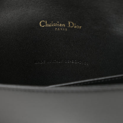 Christian Dior Lambskin Cannage Lady Dior Chain Wallet Black 9 of 13