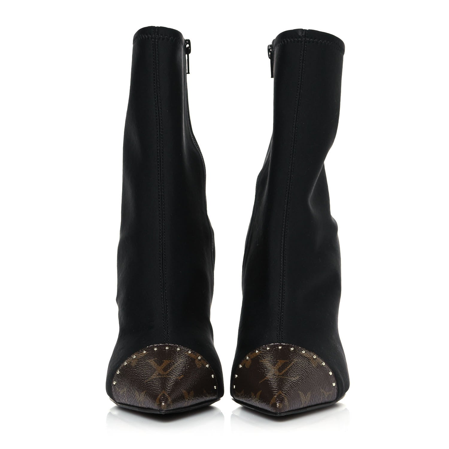 Louis Vuitton Monogram Cherie Ankle Boots 36.5 Black 2 of 7