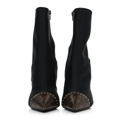 Louis Vuitton Monogram Cherie Ankle Boots 36.5 Black 2 of 7