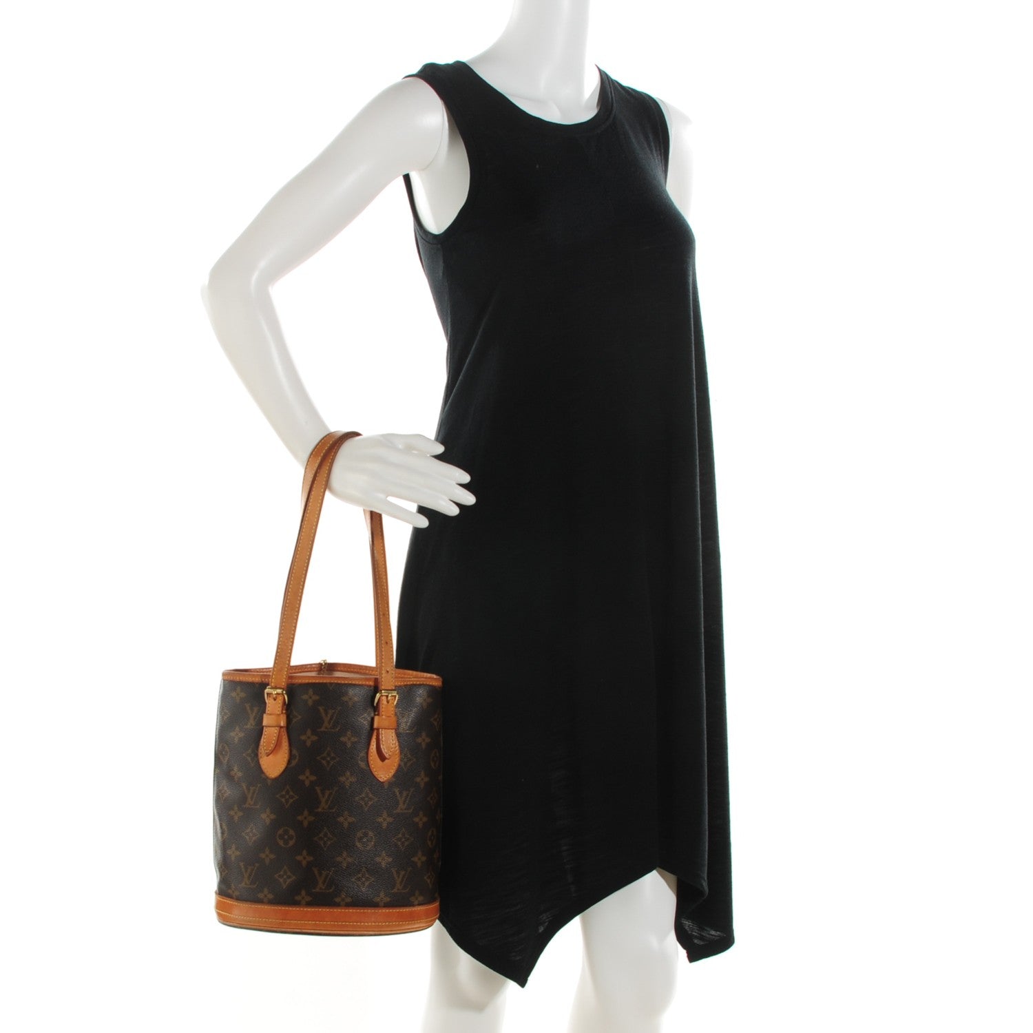 Louis Vuitton Monogram Petit Bucket 23 2 of 15