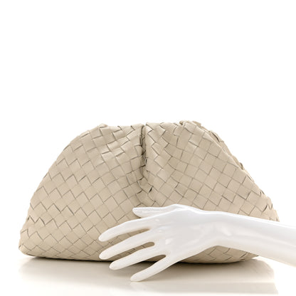 Bottega Veneta Nappa Maxi Intrecciato The Pouch Oversized Clutch Plaster 2 of 12