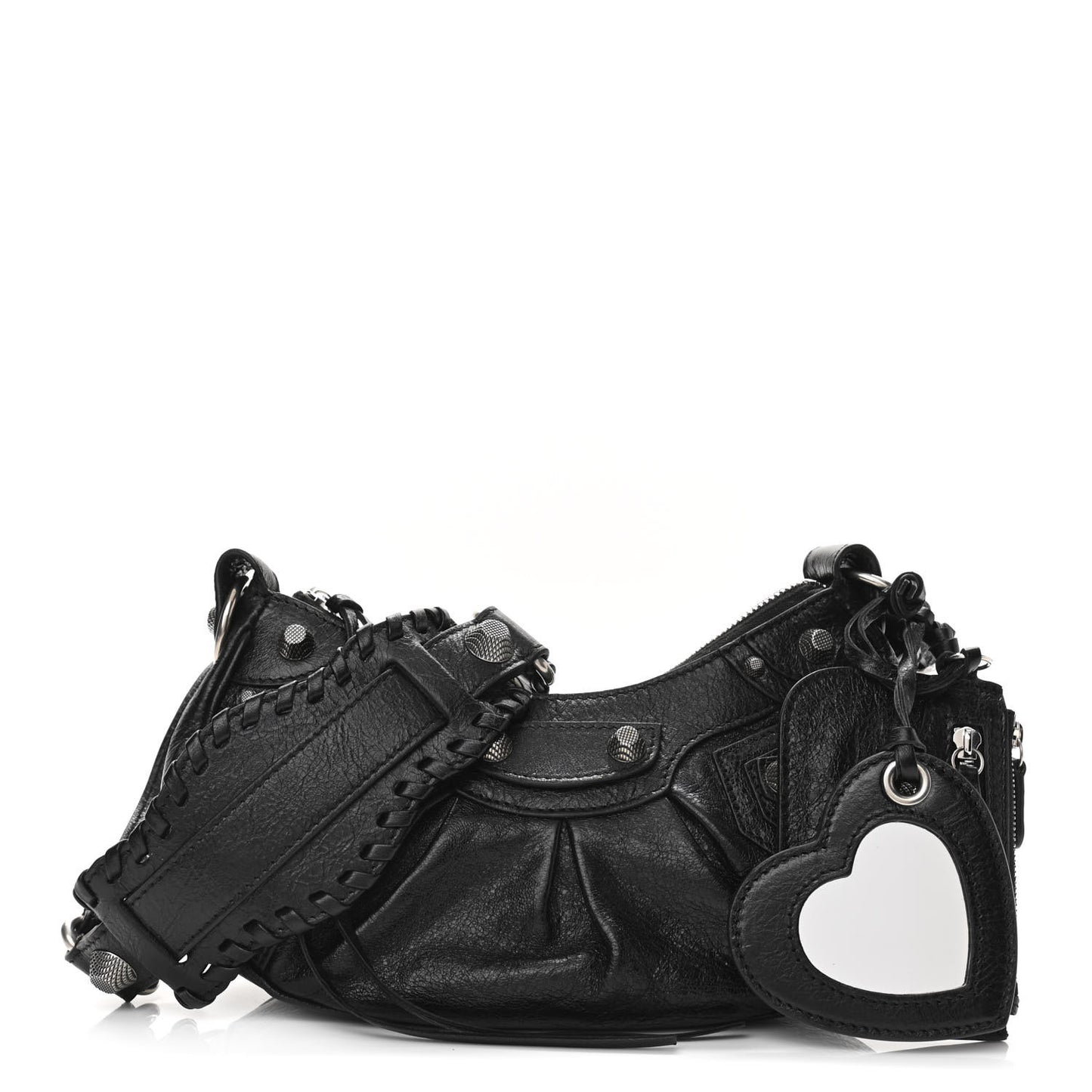 Agneau Arena Le Cagole Shoulder Bag XS Black