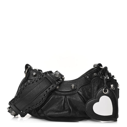 Balenciaga Agneau Arena Le Cagole Shoulder Bag XS Black 1 of 10
