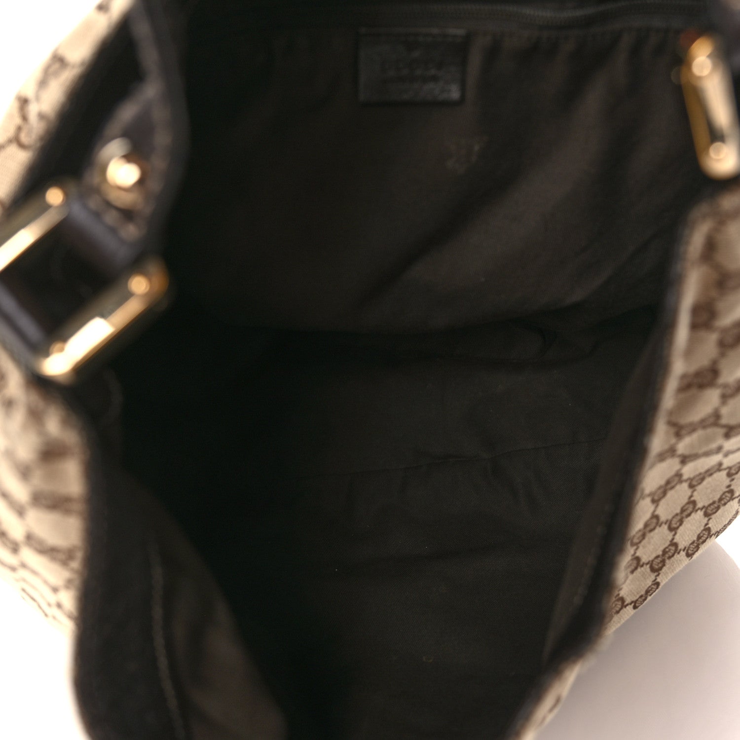 Gucci Monogram Large New Ladies Web Hobo Dark Brown 5 of 10