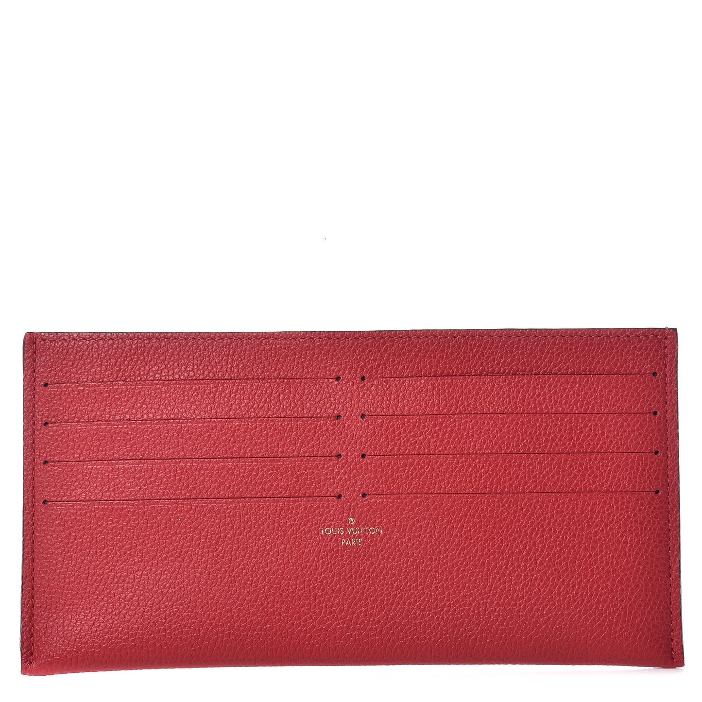Calfskin Felicie Card Holder Insert Cherry