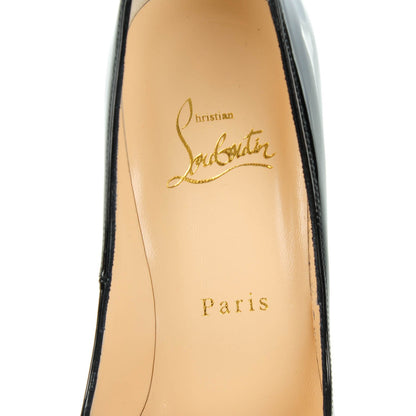 Christian Louboutin Patent Pigalle 120 Pumps 37 Black 7 of 7